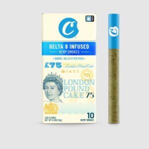 London Pound Cake 75 | Delta 8 Hemp Smokes - 10-pack